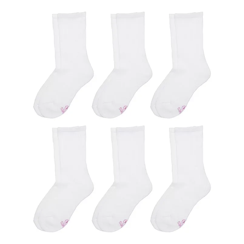 Hanes Girls' Ultimate Crew Socks