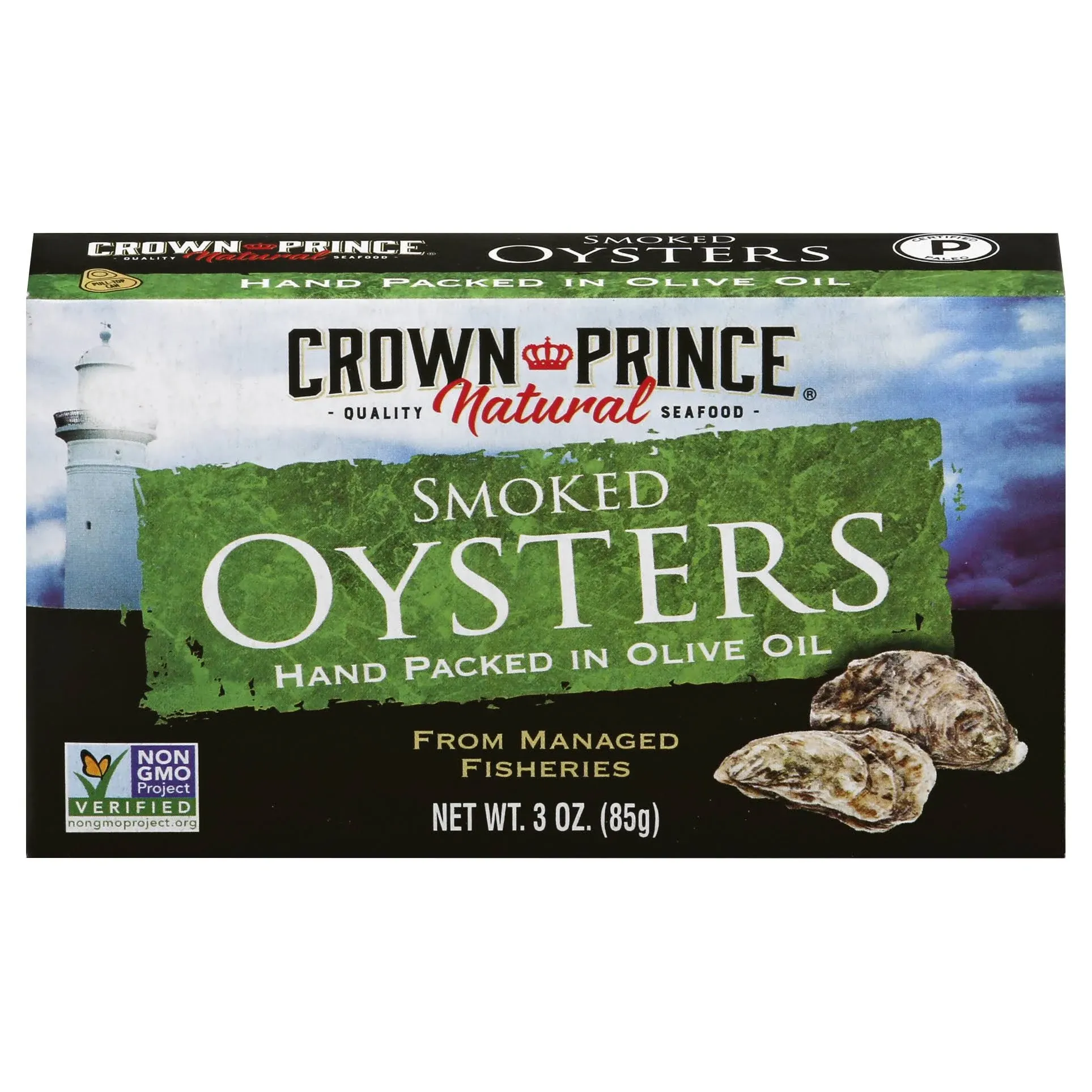 Trader Joe&#039;s Crown Prince Natural Smoked Oysters in Pure Olive Oil 3.0oz