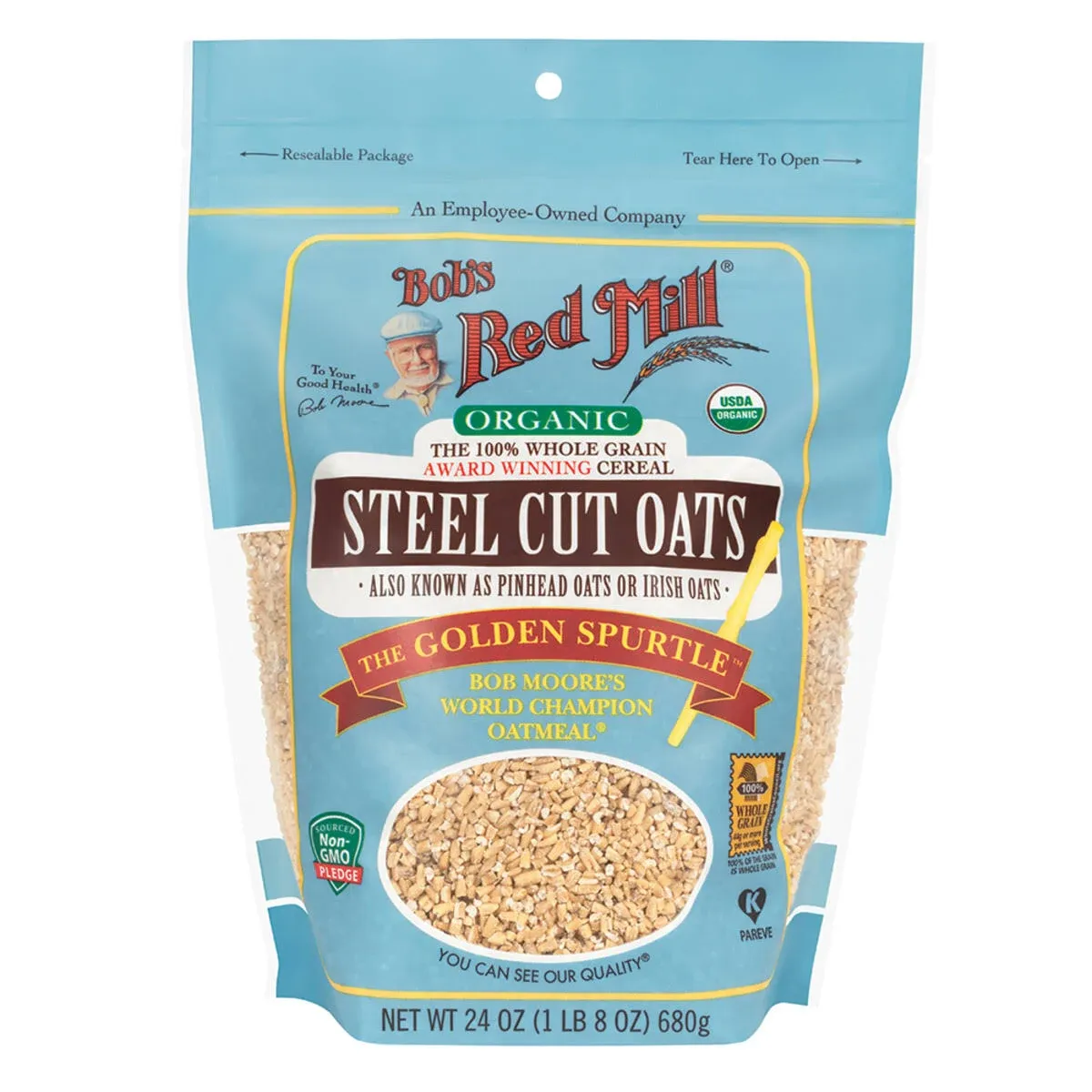 Bob's Red Mill Fresh Steel Cut Oats Gluten Free - 24 oz