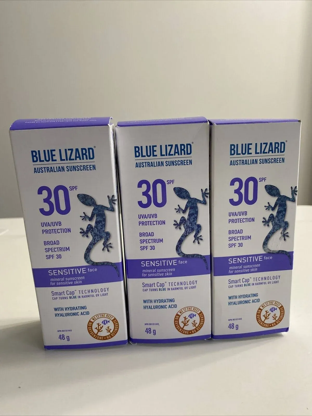 Blue Lizard Mineral Sunscreen Sensitive Face SPF 30