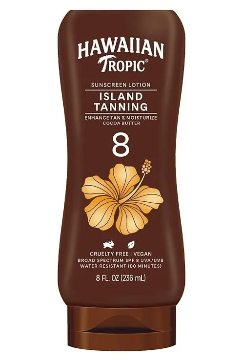 Hawaiian Tropic Sheer Touch Lotion Sunscreen SPF 8, 8 oz, 2 Pk