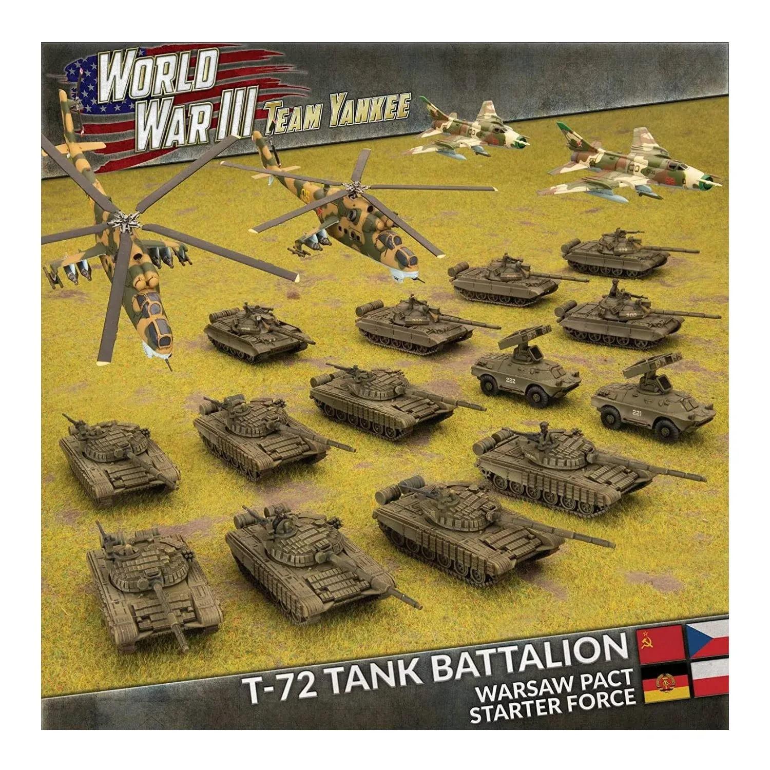 T-72 TANK BATTALION - WARSAW PACT STARTER SET - WWIII - TEAM YANKEE