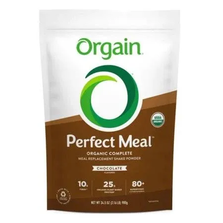 Orgain Organic Chocolate Perfect Meal Replacement Shake Powder