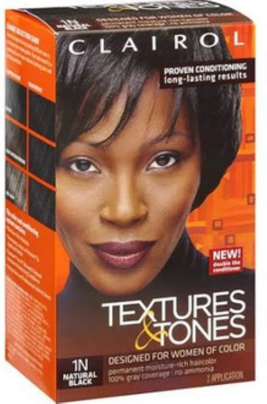 Textures & Tones Hair Color - 1N - Natural Black