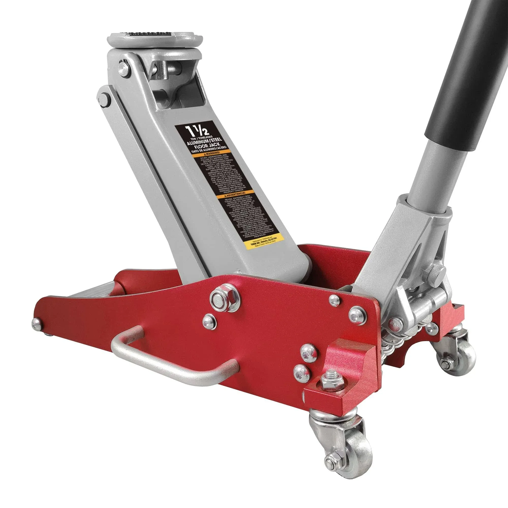 BIG RED TAM815016LR  Hydraulic Low Profile Aluminum and Steel Racing Floor Jack 