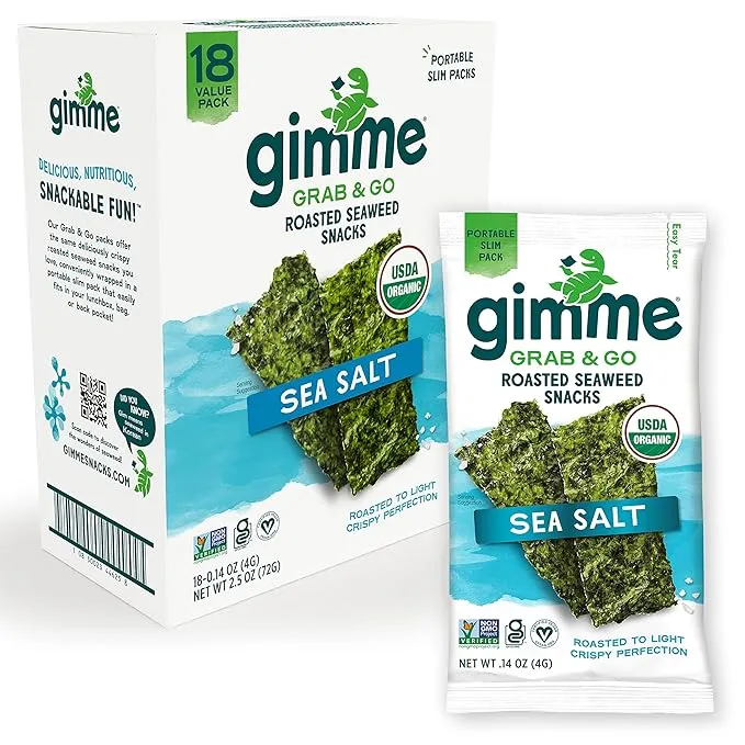 Gimme Seaweed Organic Roasted Seaweed Sheets