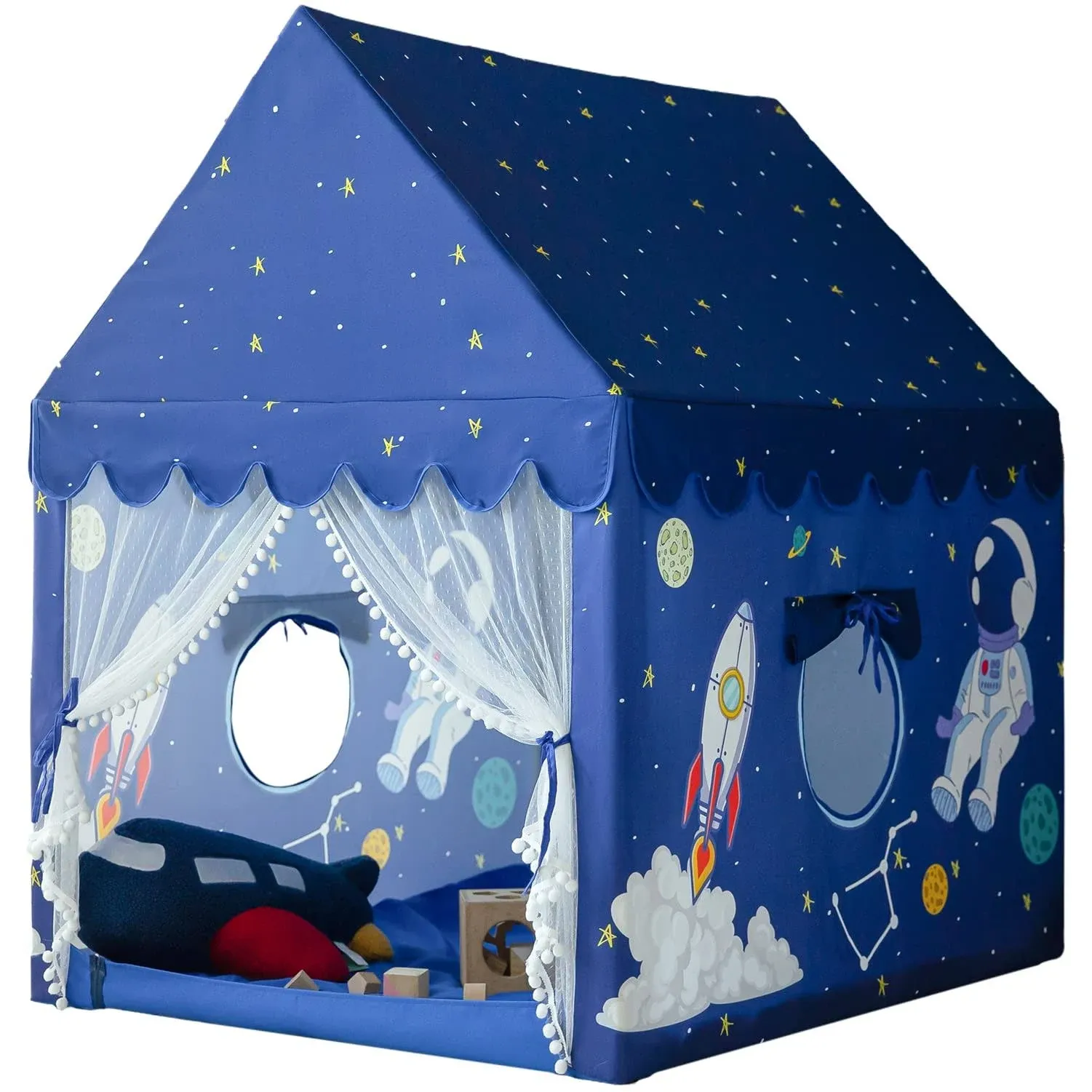 Sherilyn Kids Play Tent Playhouse Indoor Outdoor Boys Toddler Large Castle Play ...