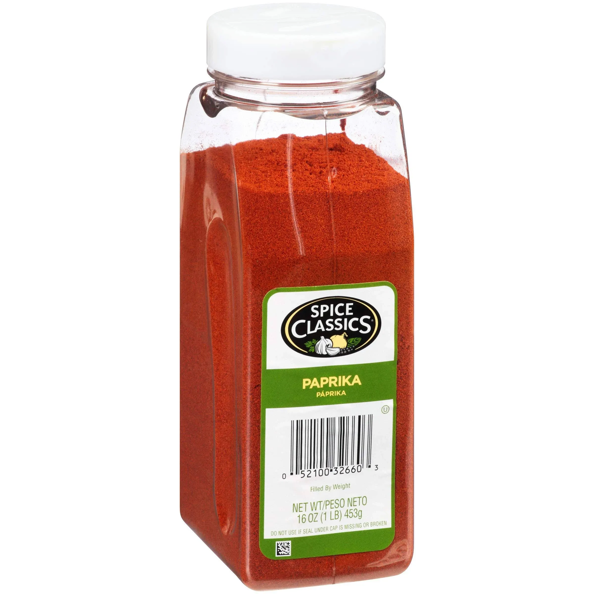 Paprika, 16 oz - One 16 Ounce Container of Red Paprika Seasoning, Perfect as ...