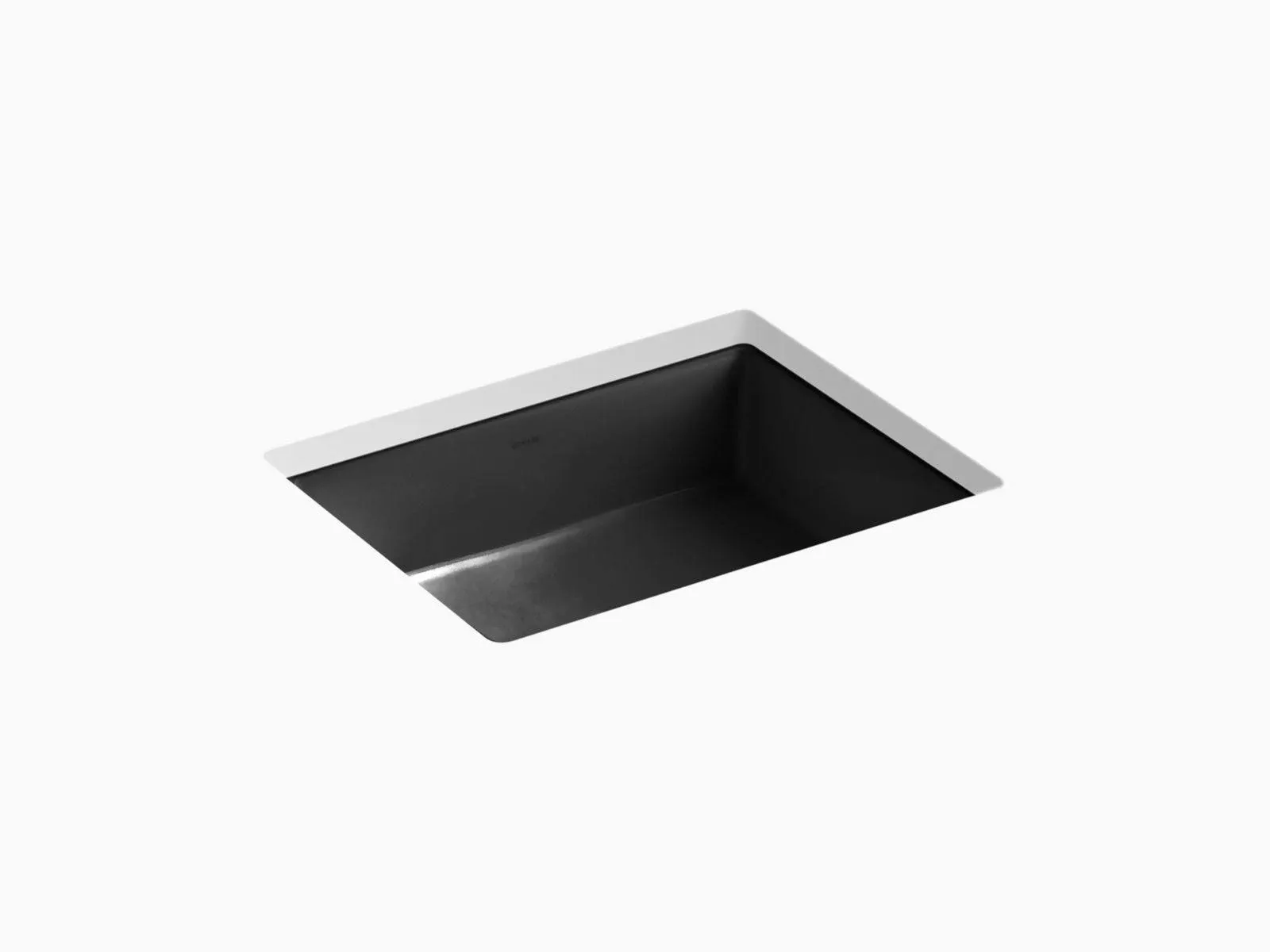 Kohler K-2882-7 Verticyl Rectangle Undermount Bathroom Sink - Black