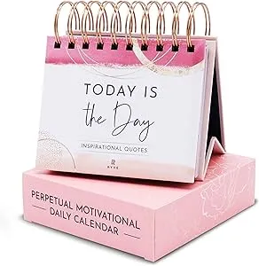 Motivational Desk Calendar (Pink)