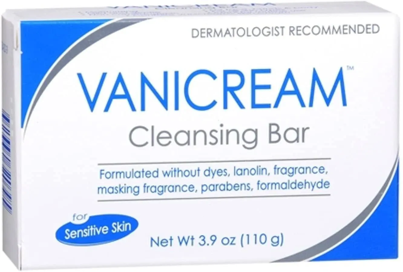 Pharmaceutical Specialties 320-39 Vanicream Cleansing Bar 3.9oz (Pack of 6)