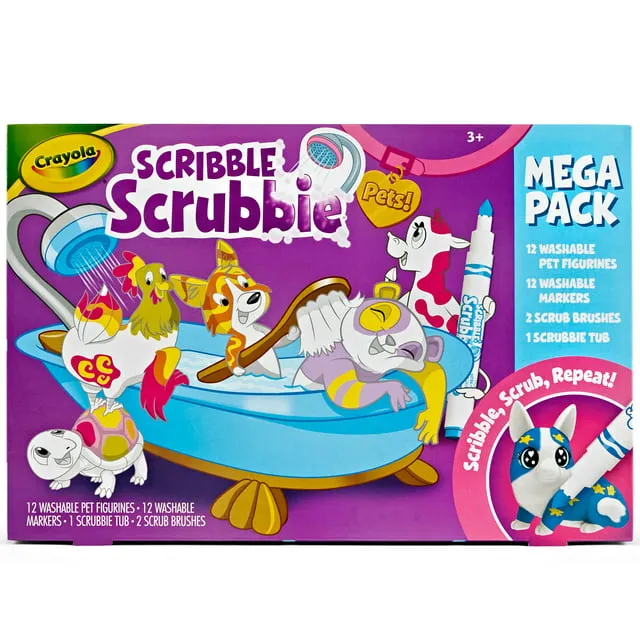 Crayola Scribble Scrubbie Pets Mega Set