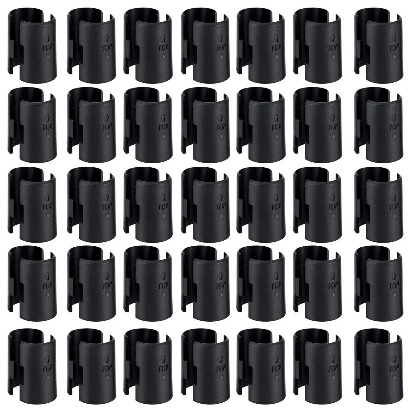 Apoulin Wire Shelf Clips 50Pack Wire Shelving Shelf Lock Clips for 1" Post Shelvings