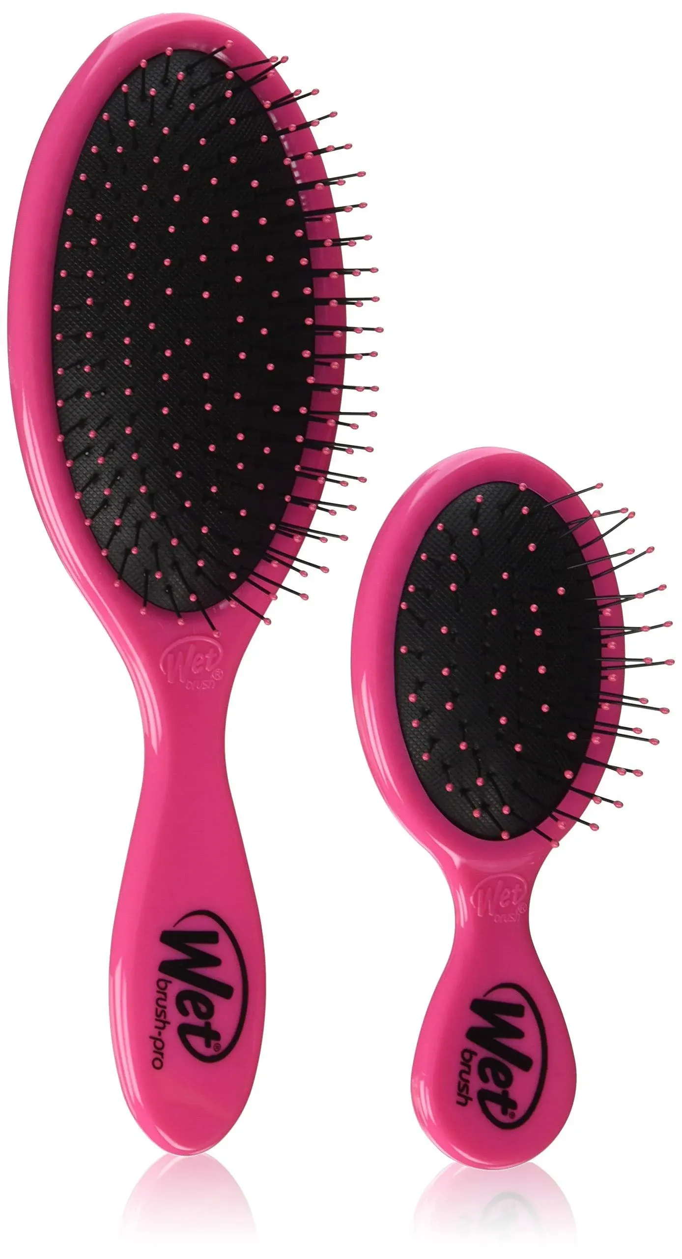 Wet Brush Detangler and Squirt Hair Brush Combo, Pink   