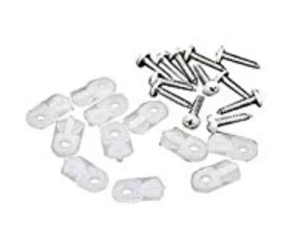 Prime-Line Products L 5766 Window Screen Clips, White Plastic, 8 Pack