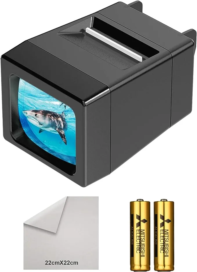 LED Lighted Illuminated 35Mm Slide Viewer(2Aa Batteries Included)