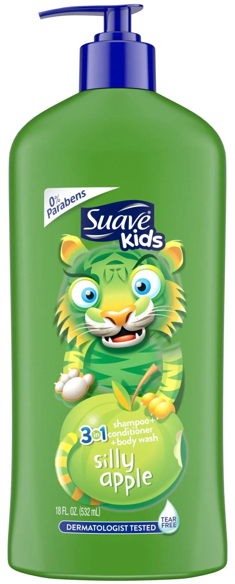 Suave Kids Shampoo + Conditioner + Body Wash, 3 in 1, Watermelon Wonder - 40 fl oz