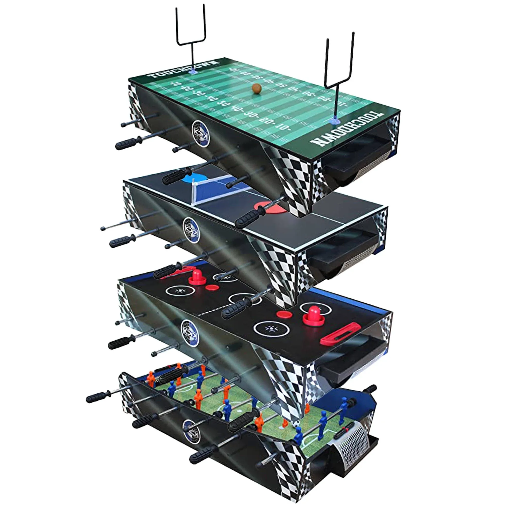 KICK Convoy 40" 4-in-1 Mini Tabletop Foosball Table