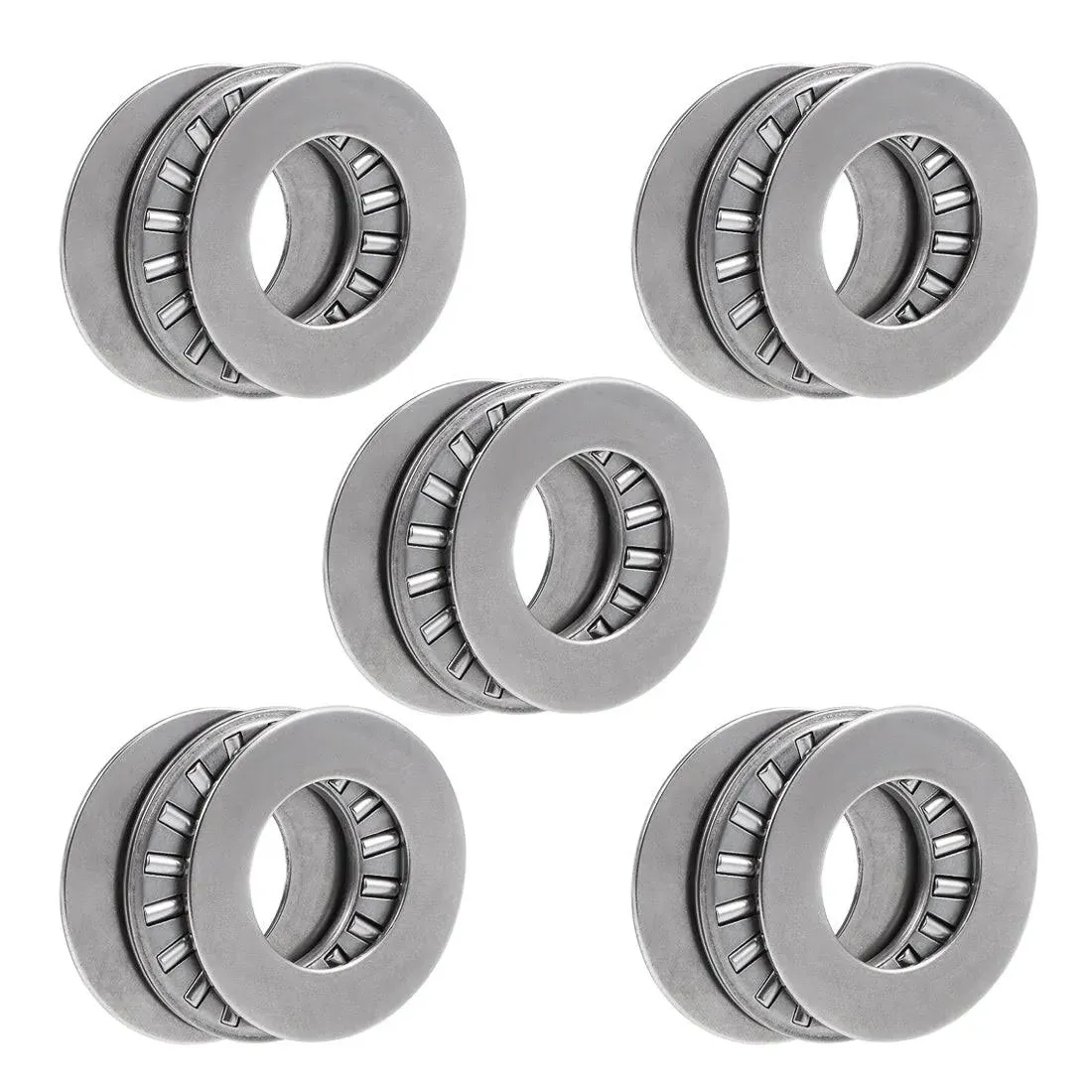 Uxcell TC1018+2TRA Needle Roller Thrust Bearings with Washers 5/8"x1-1/8"x5/64 ...