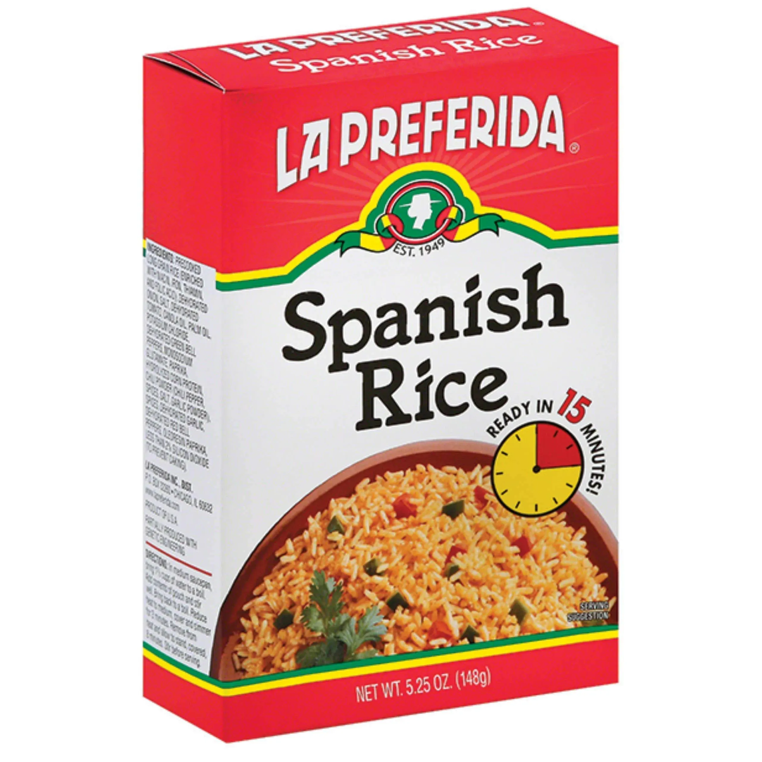 La Preferida Spanish Rice in A Box, 5.25 oz, Pack - 3