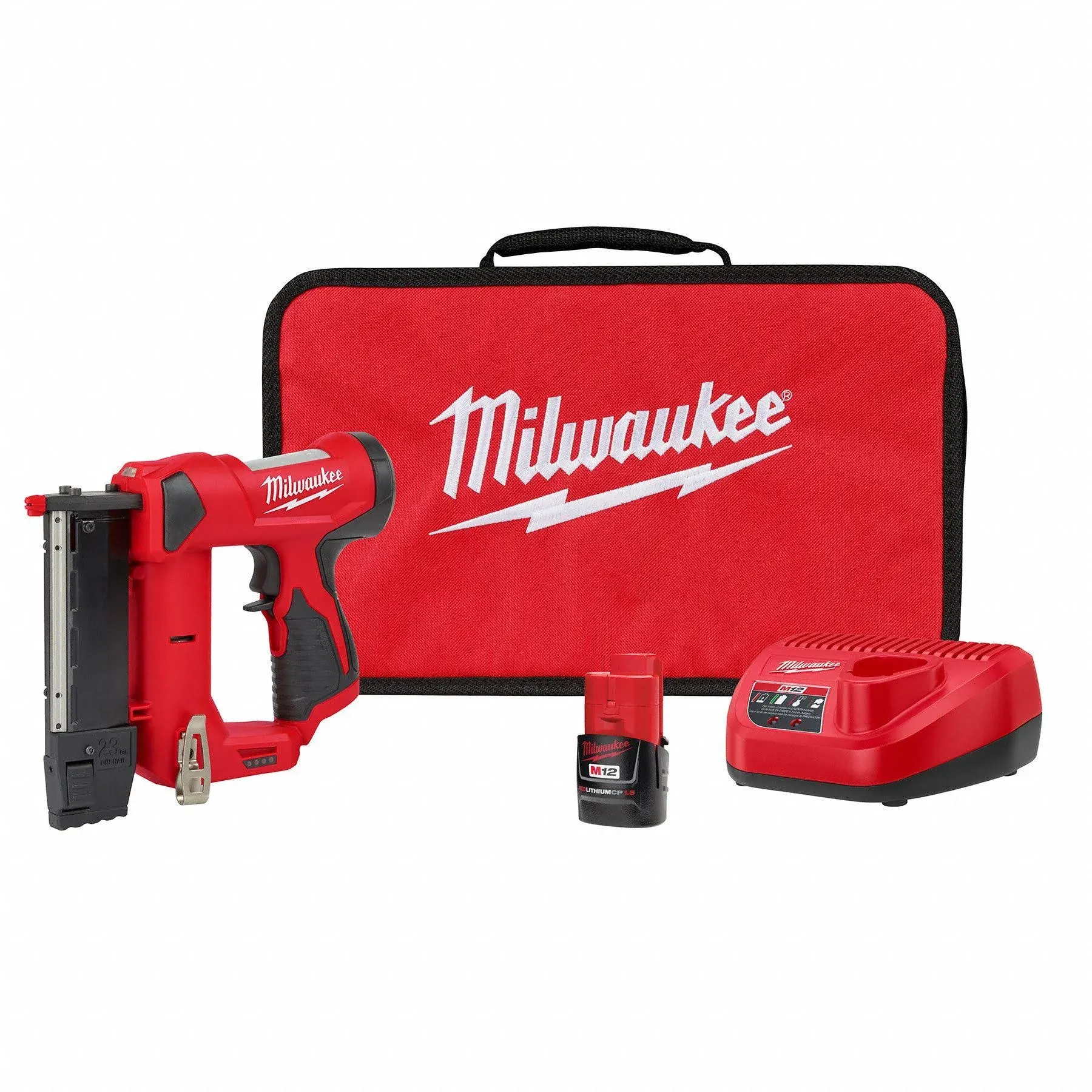 Milwaukee 2540-21 -M12 23 Gauge Pin Nailer Kit