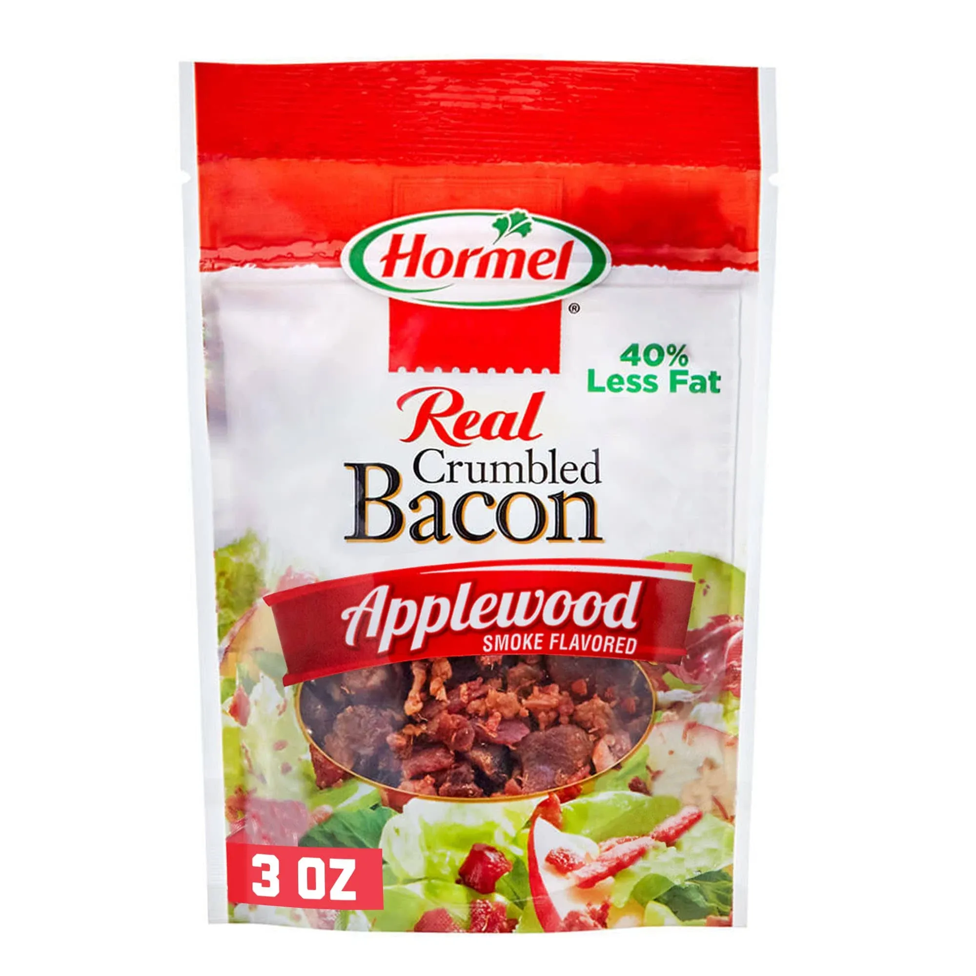 Hormel Real Smoke Flavored Crumbled Applewood Bacon, 3 Ounce -- 8 per case