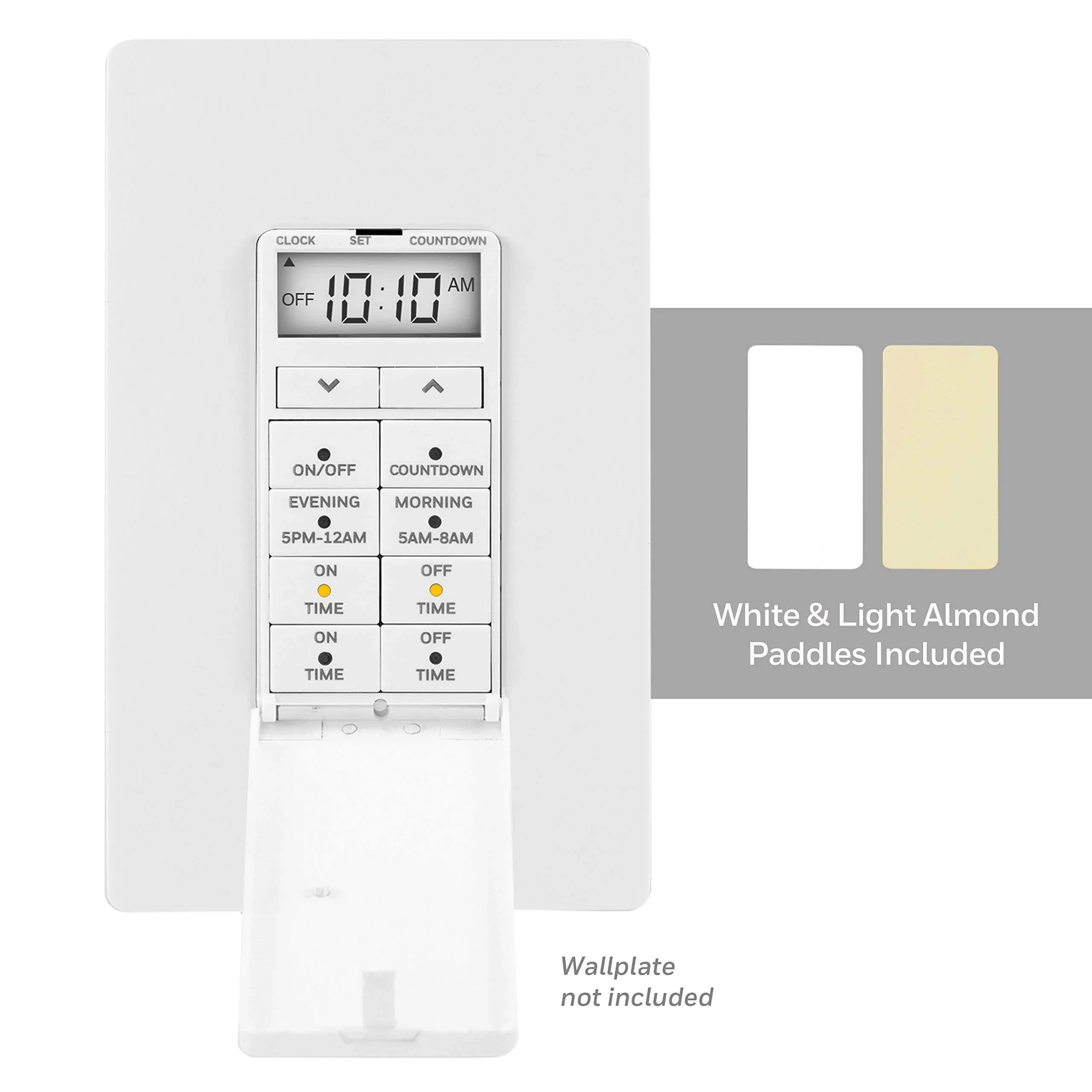 Honeywell 24-Hour In Wall Timer WHITE 40955 Countdown Timer