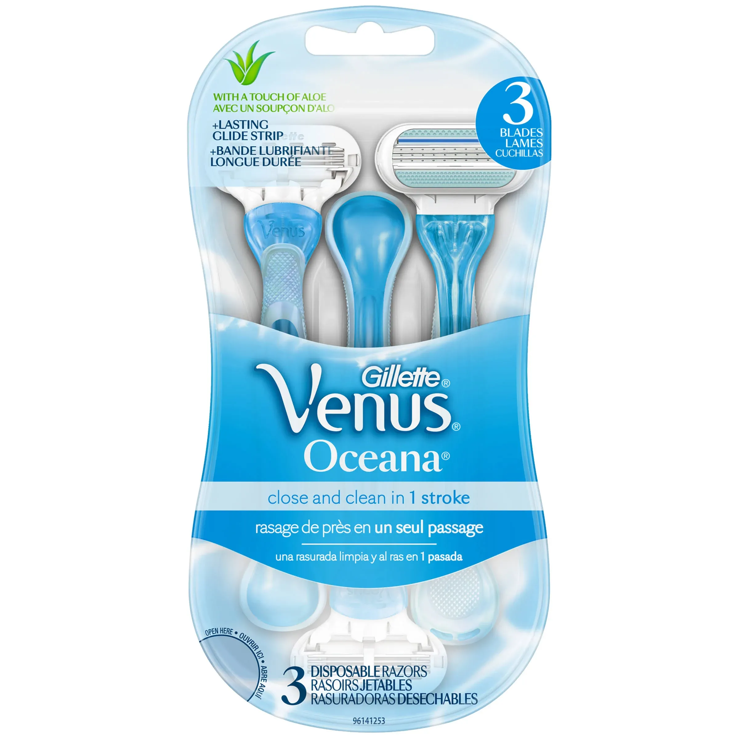 Gillette Venus Oceana Disposable Razors - 3 pack