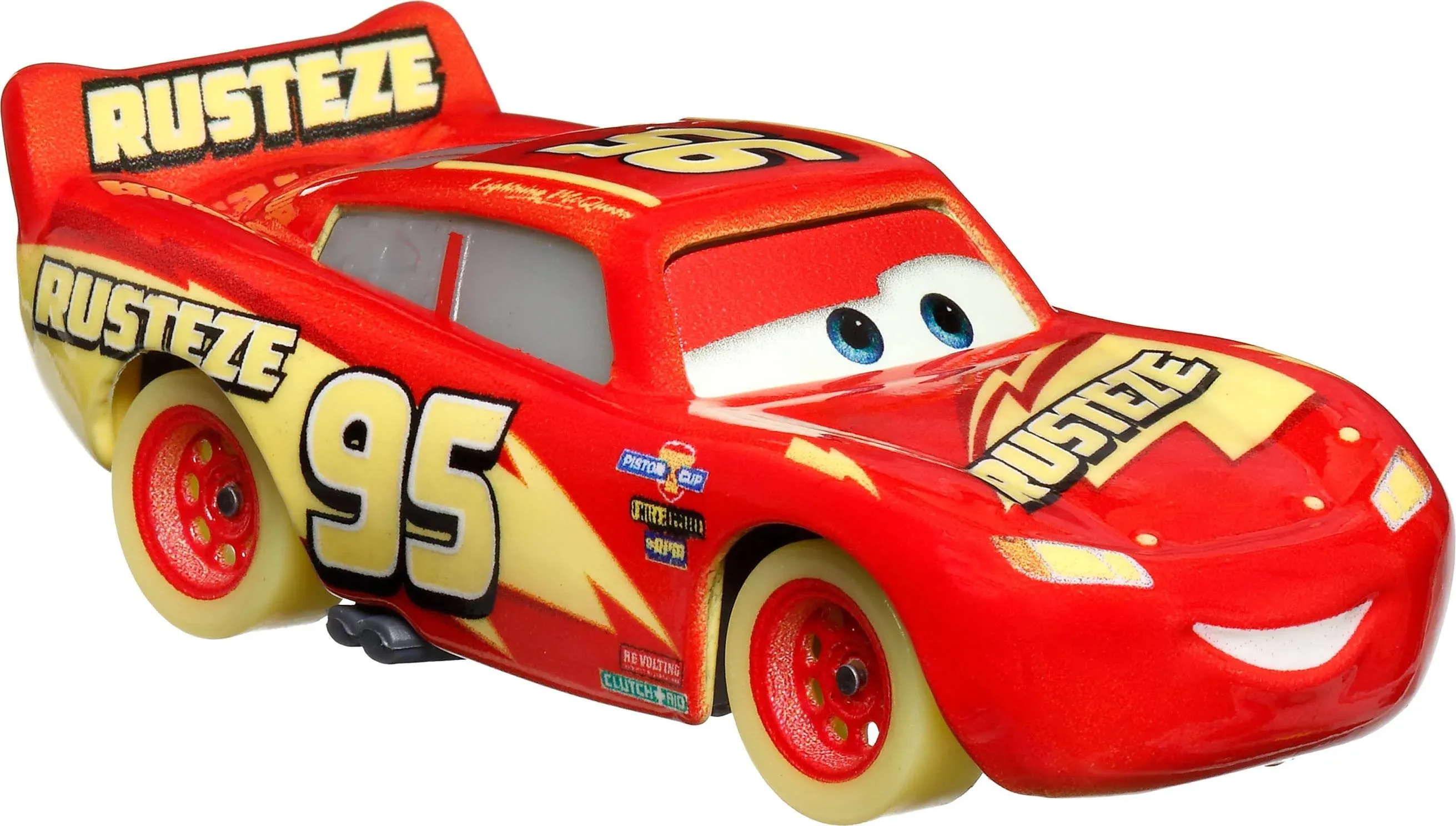 Disney Pixar Cars Glow Racers Lightning McQueen Diecast Car