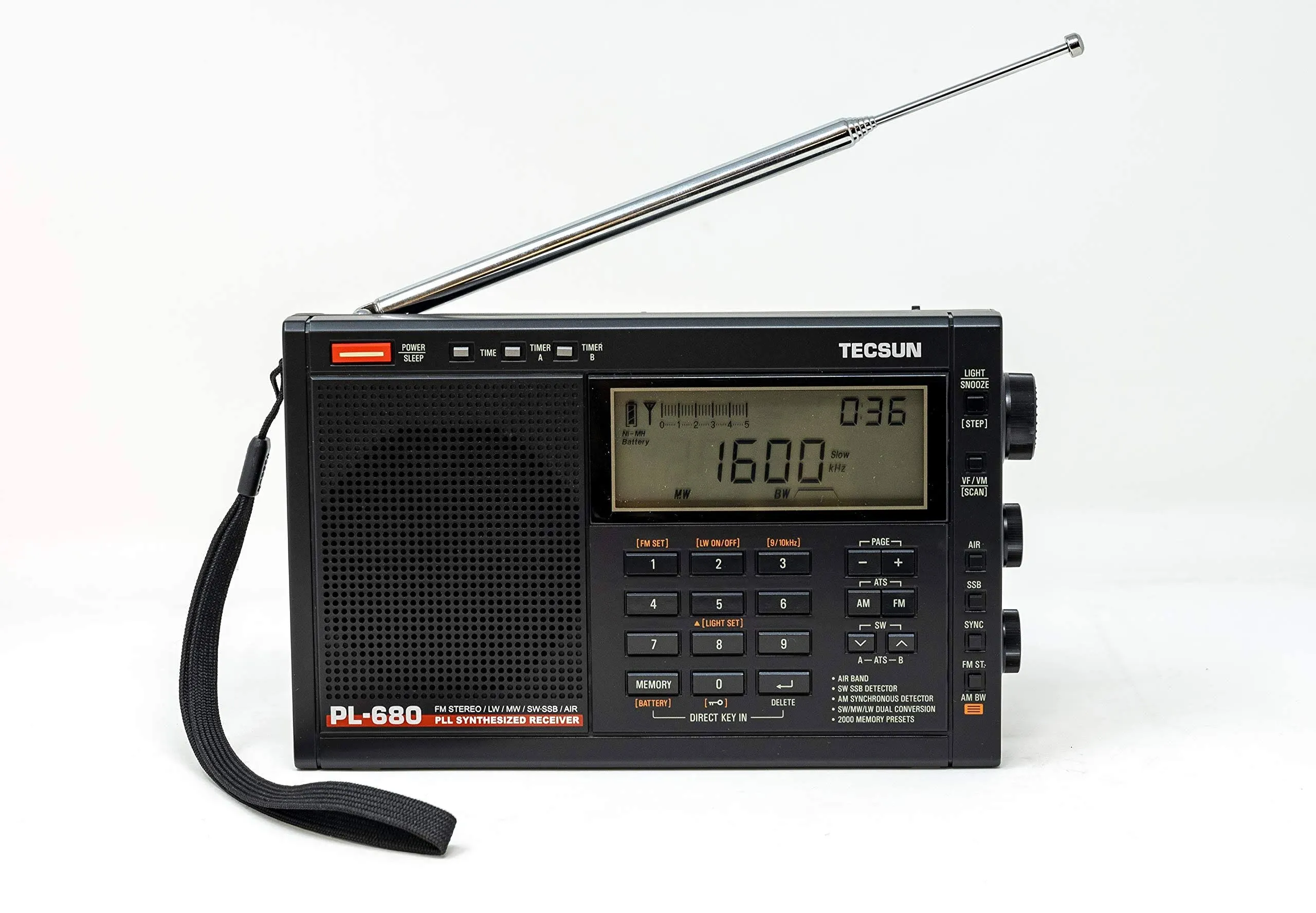 TECSUN PL680 PLL FM/Stereo MW LW SW SSB AIR Band