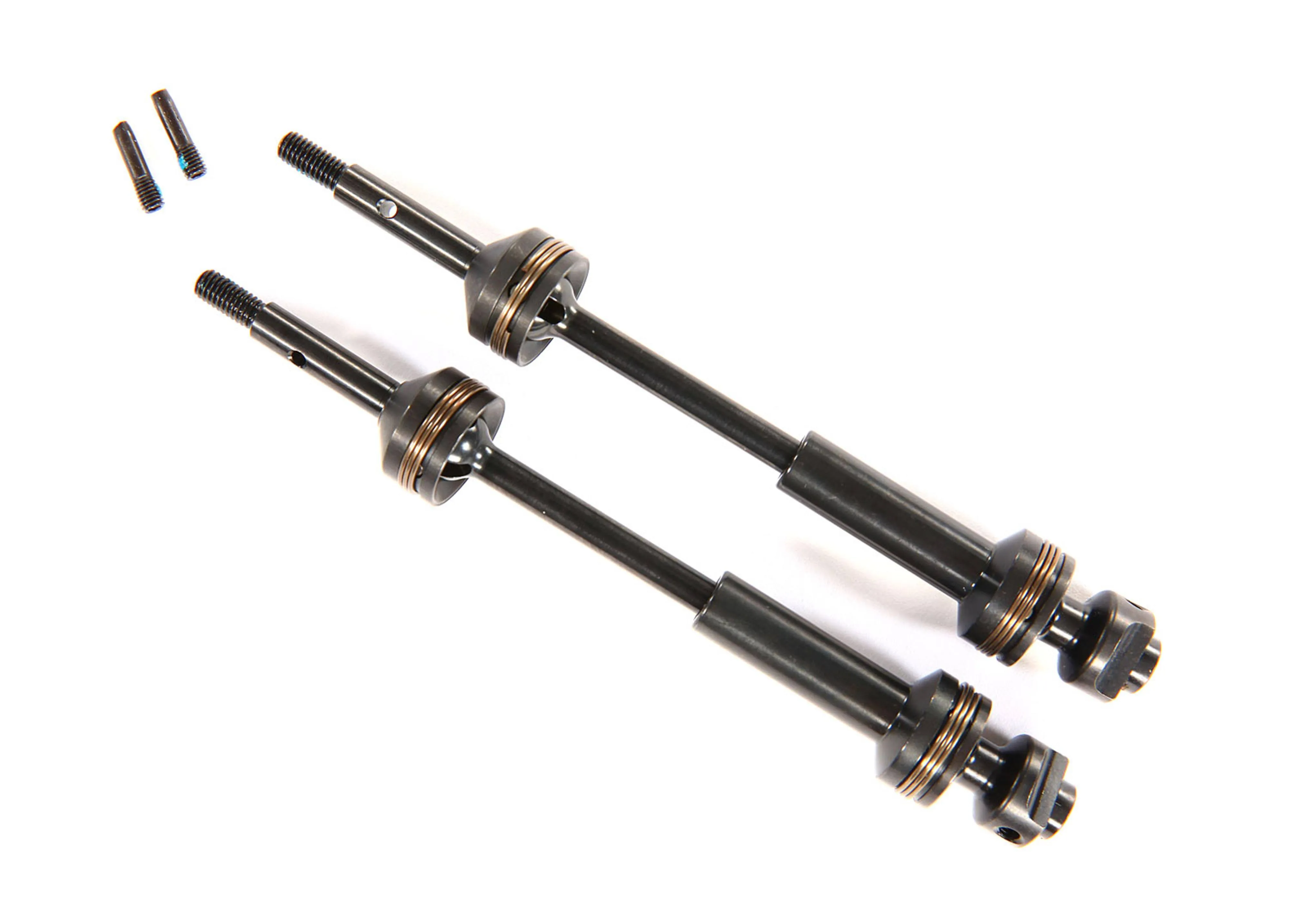 Traxxas 9052X Rear Steel-Spline Constant-Veloc<wbr/>ity Driveshafts (2) Slash Rustler