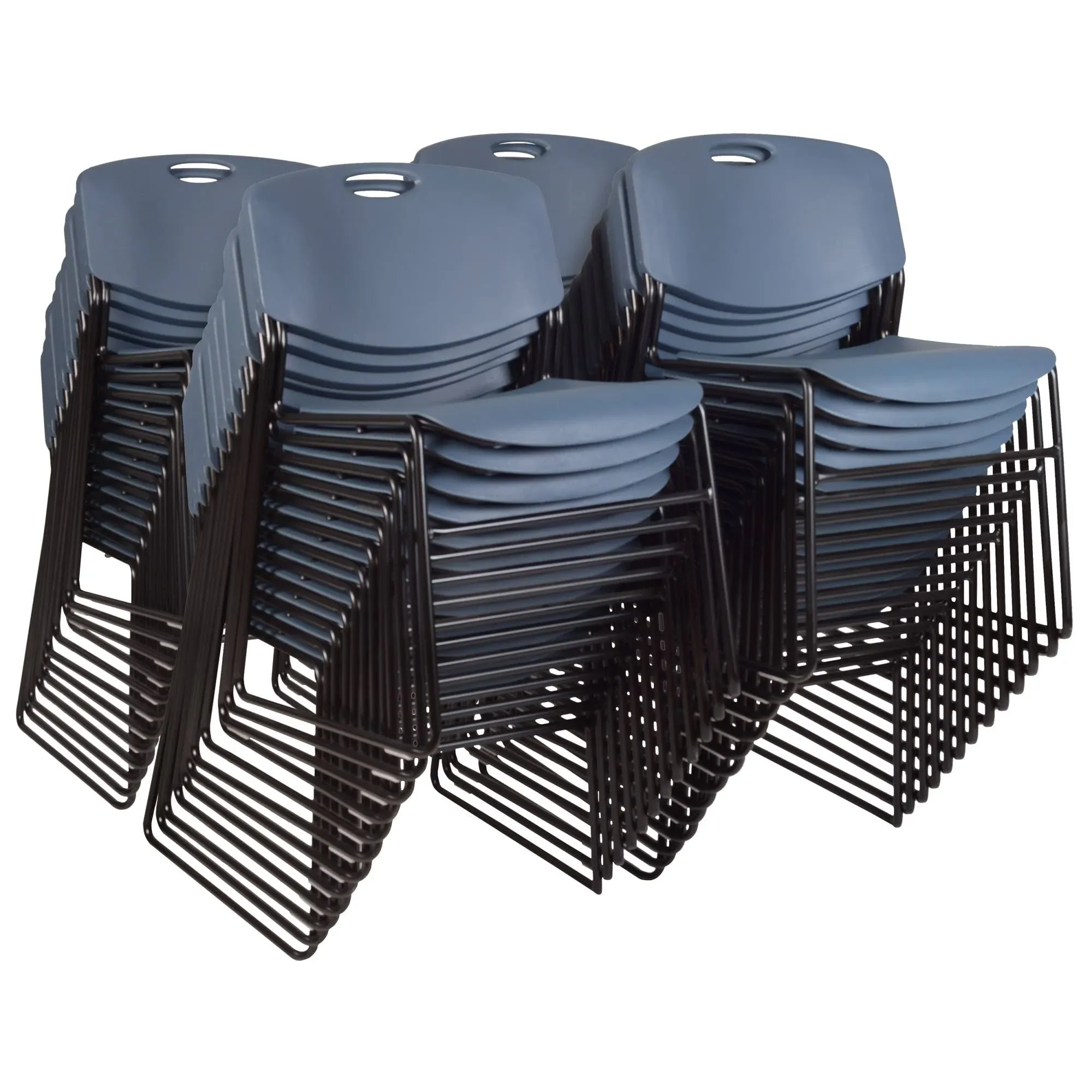 Regency Zeng Stack Chair (50 Pack)- Blue