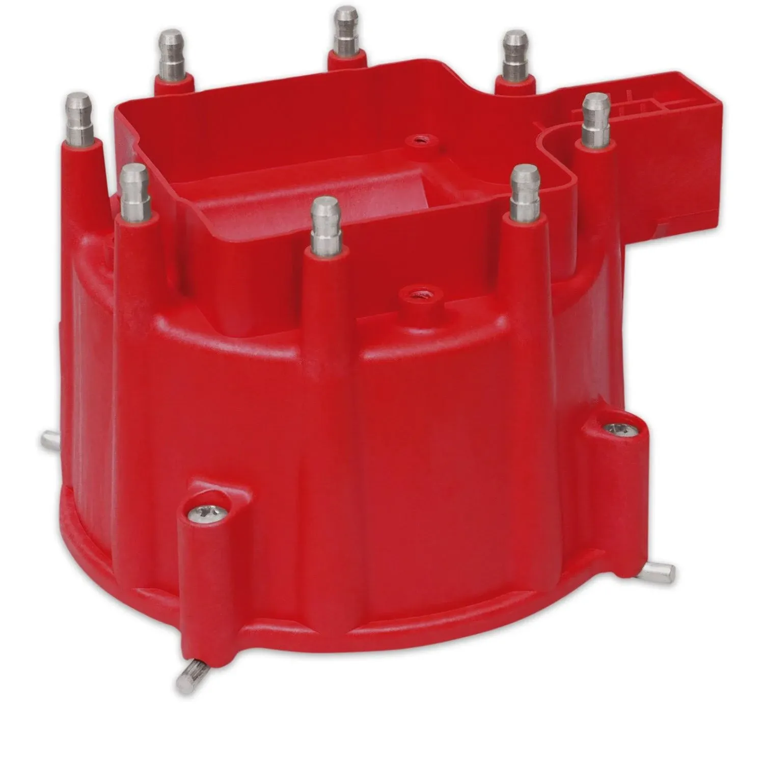 MSD 84111 Extreme Output GM HEI Distributor Cap &amp; Coil Cover, Red