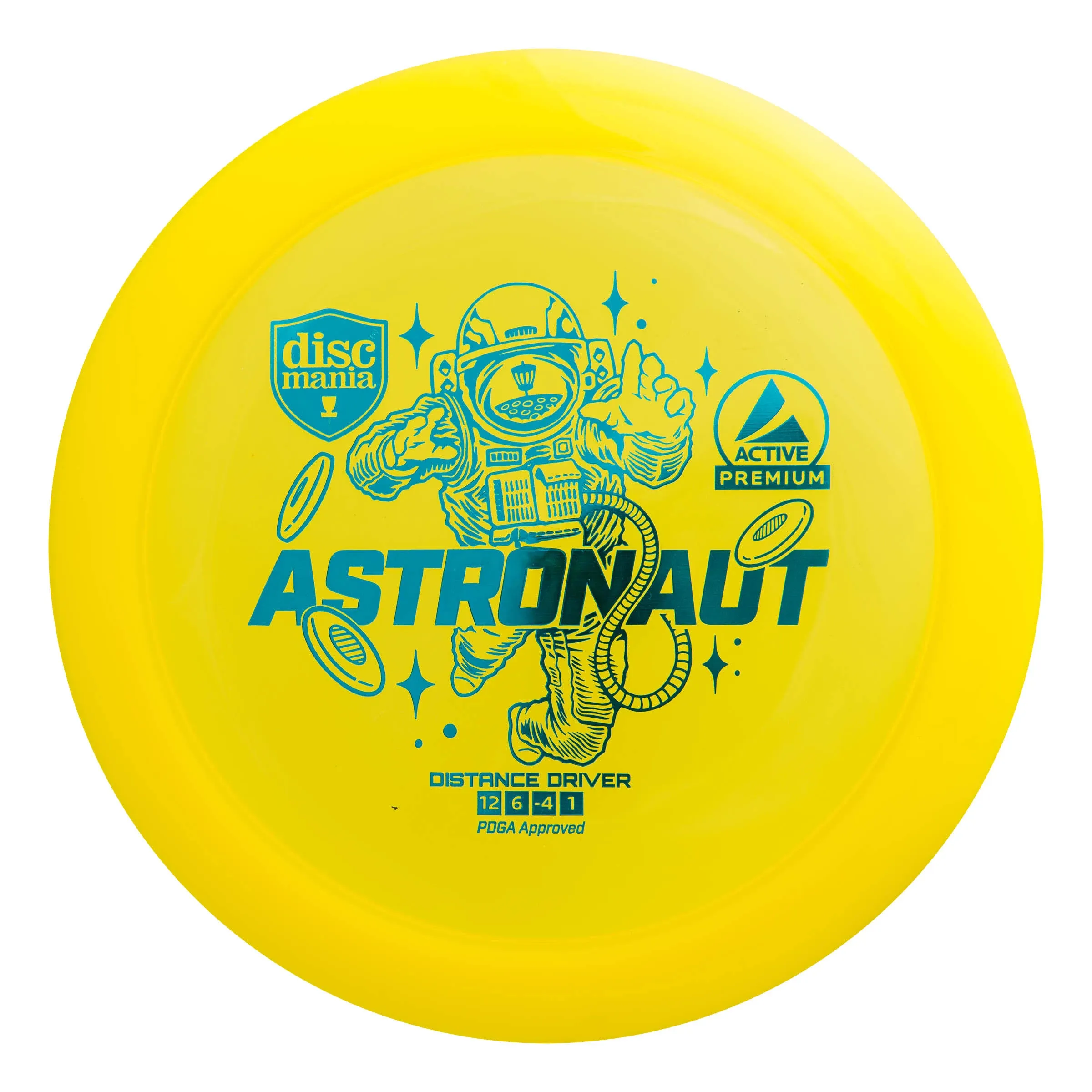 Discmania Active Premium Astronaut Disc Golf Distance Driver 165-176g – Colors Will Vary - High Speed Disc Golf Driver