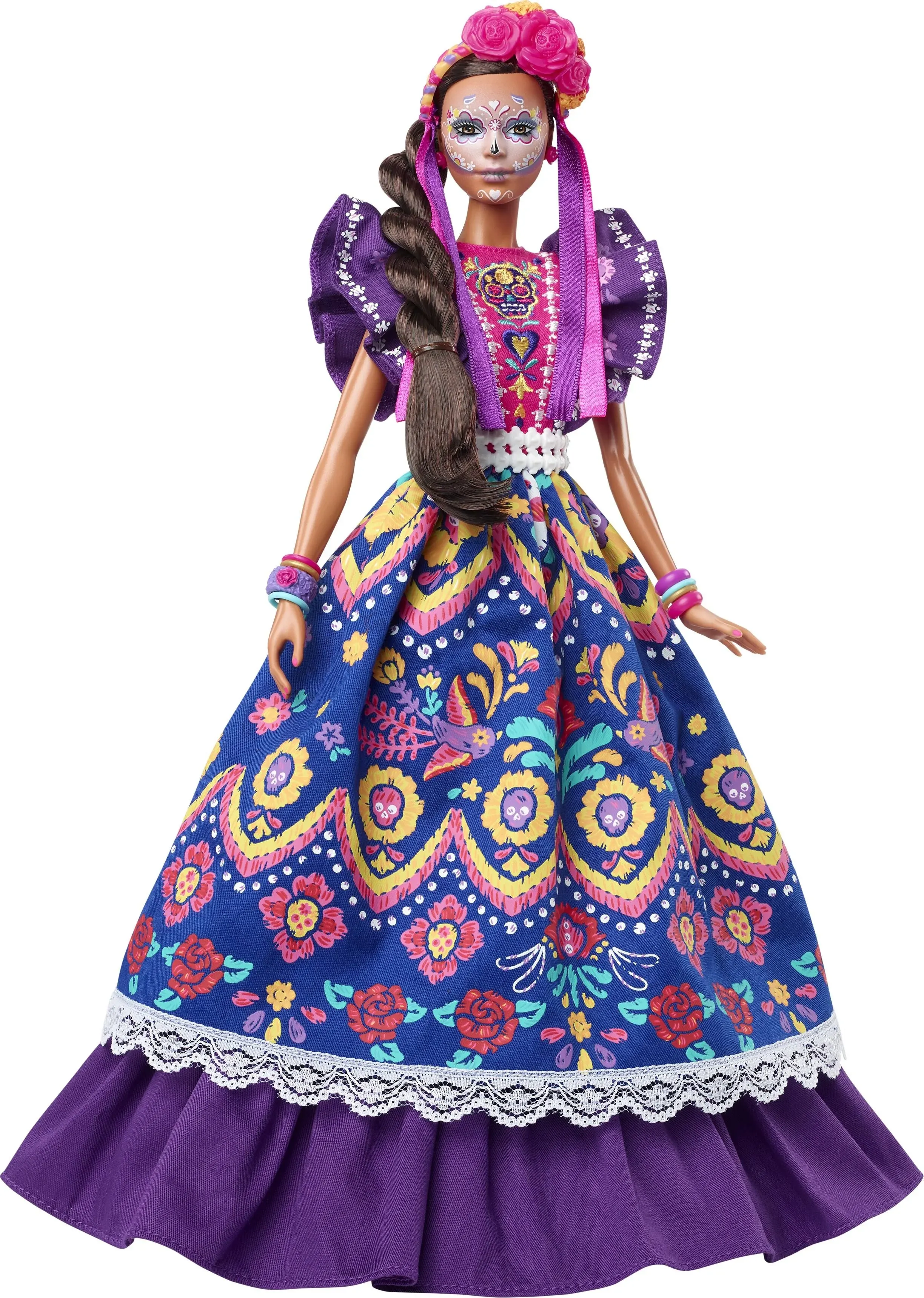 Barbie 2022 Dia De Muertos Doll w/ Calavera Face - New In Original Shipping Box