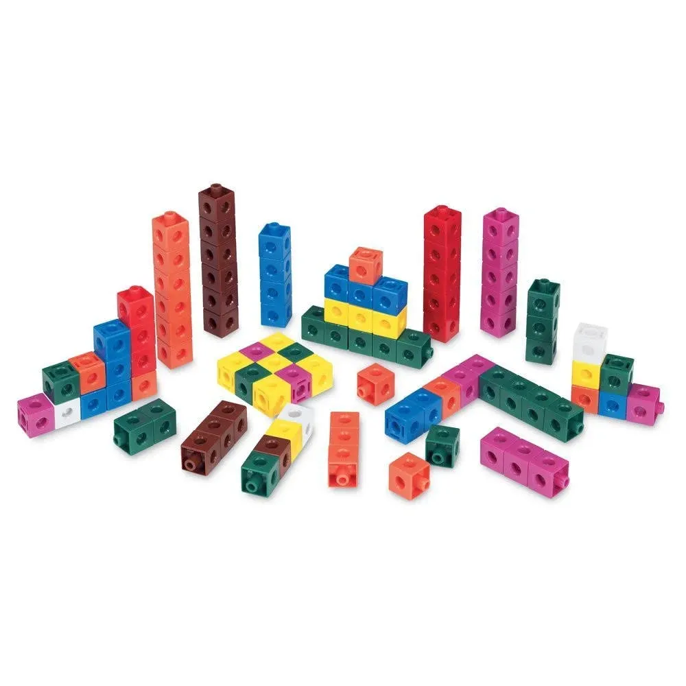 hand2mind Snap Cubes, Math Linking Cubes, Plastic Cubes, Snap Blocks, Color ...