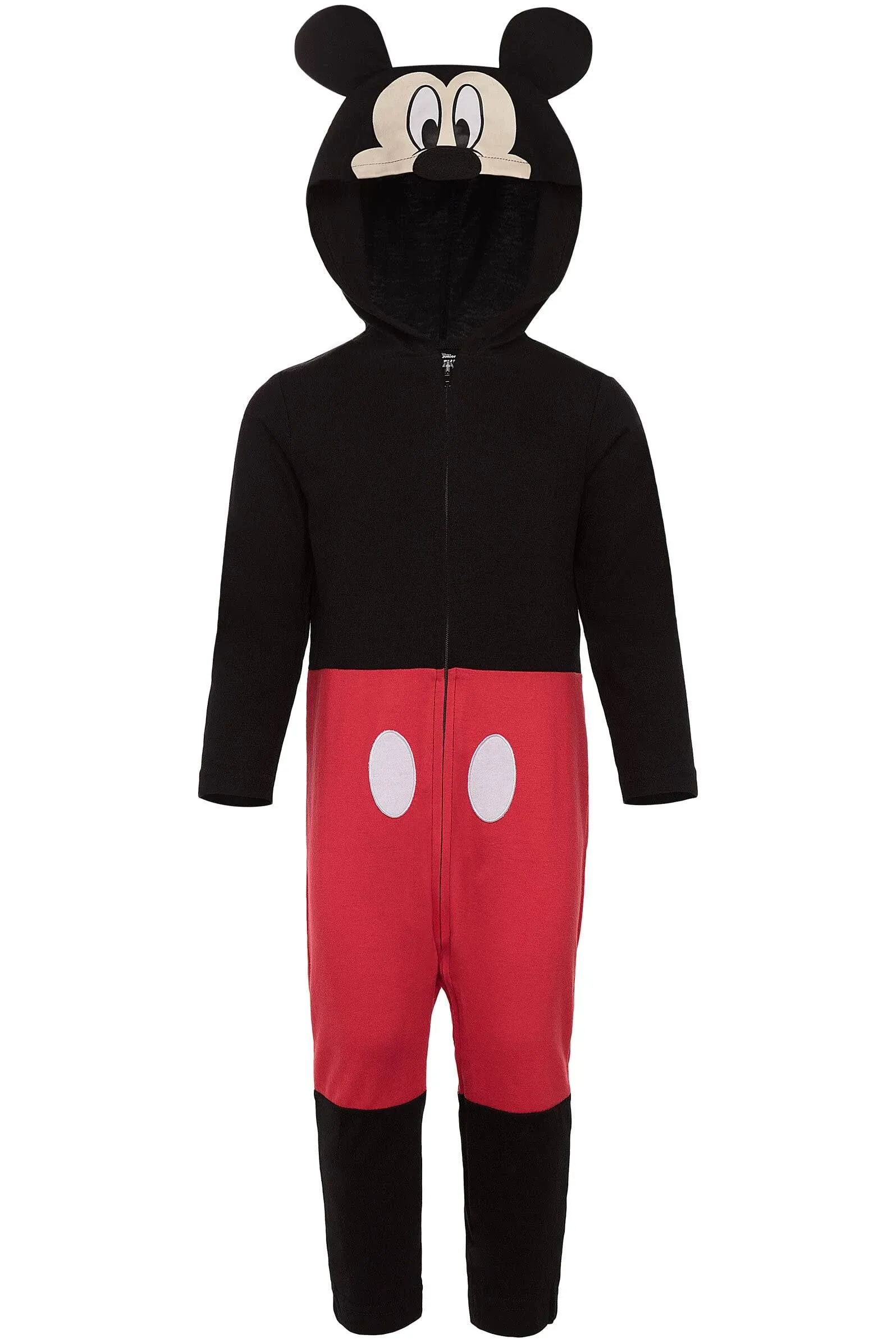 Disney Mickey Mouse Goofy Pluto Zip Up Coverall Newborn to Big Kid