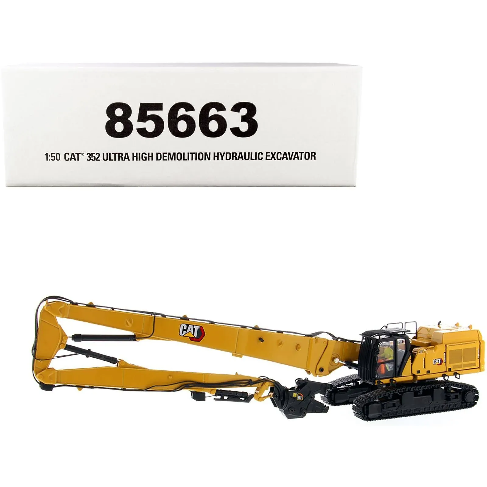 CAT CATERPILLAR 352 DEMOLITION HYDRAULIC EXCAVATOR 1/50 BY DIECAST MASTERS 85663