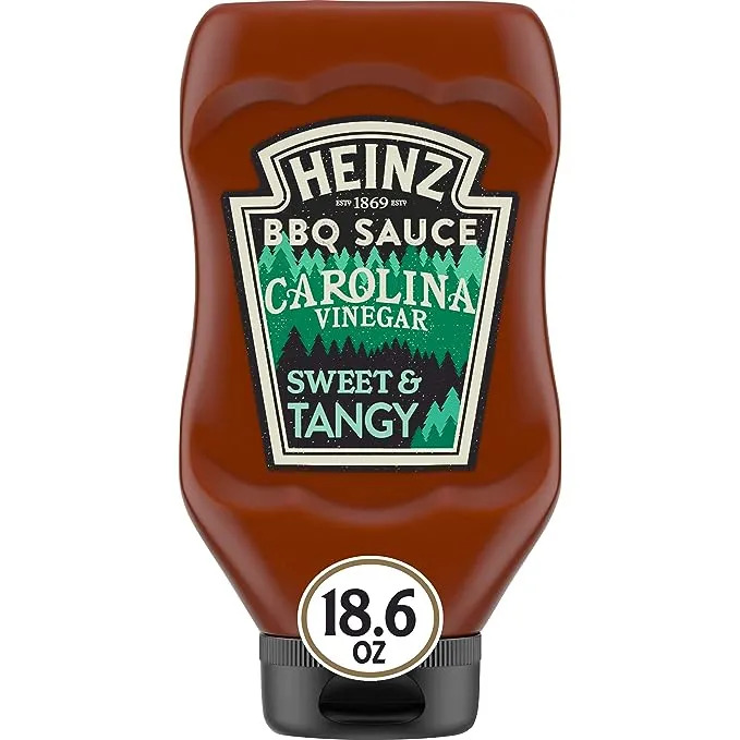 Heinz BBQ Sauce, Carolina Vinegar Style, Tangy - 18.6 oz