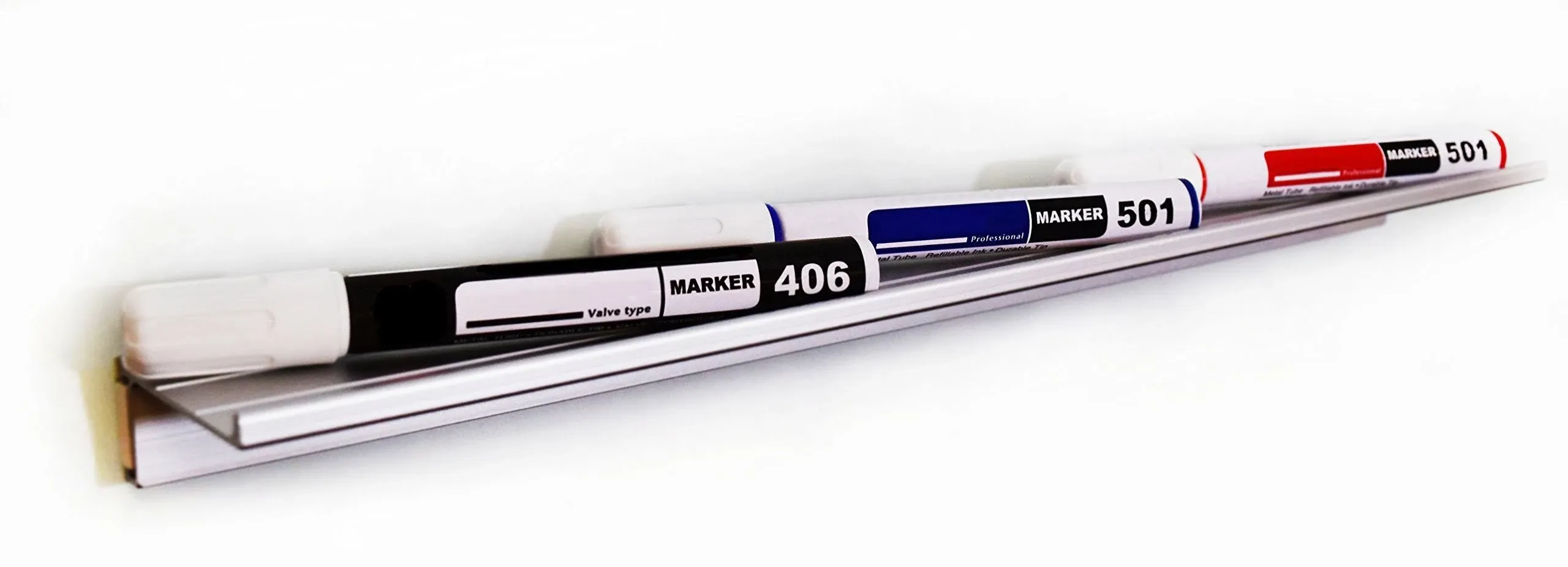 Audio-Visual Direct Magnetic Marker Tray for Dry-Erase Boards