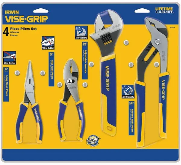 4-Piece Vise-Grip ProPliers Set VGP2078705 Brand New!