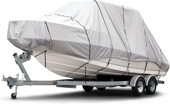 Budge B-1221-X7 1200 Denier Hard Top/T-Top Boat Cover Fits 22 ft. to 24 ft. B...