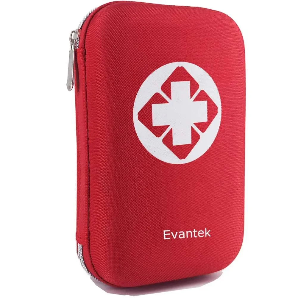 Evantek First Aid Kit Medical Med - 155 Pcs Kit Waterproof Emergency Kit for Cam