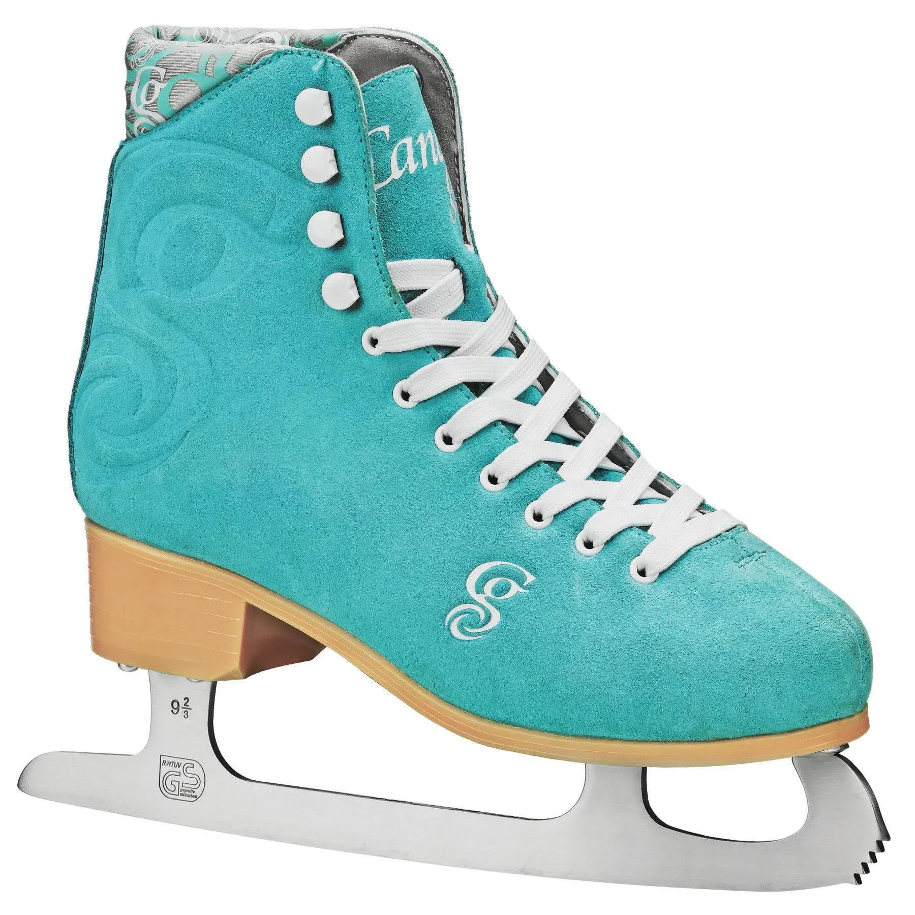 Lake Placid Women's Candi Grl Carlin Ice Skates Seafoam 9