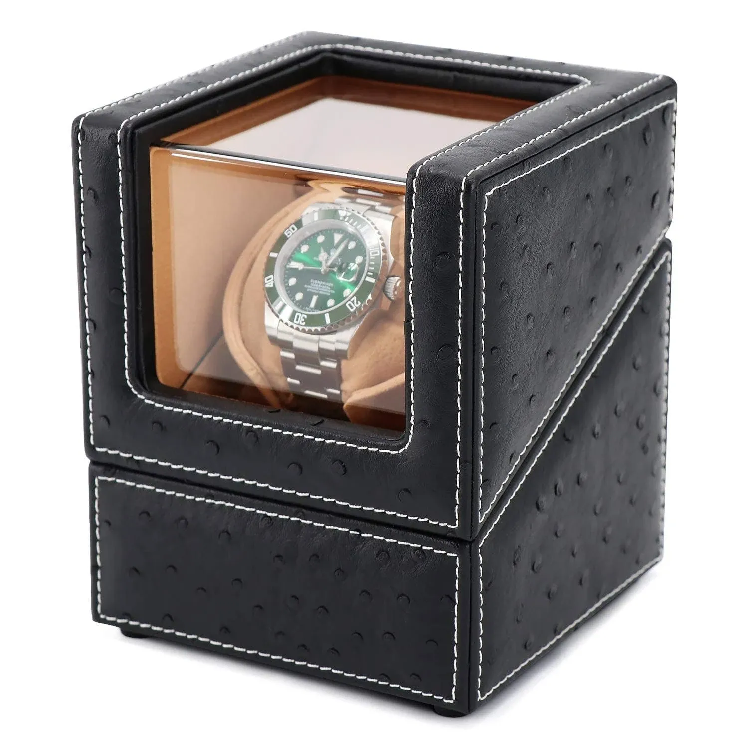 DRIKLUX Automatic Single Watch Winder Case for Rolex with Quiet Motor,Premium Os