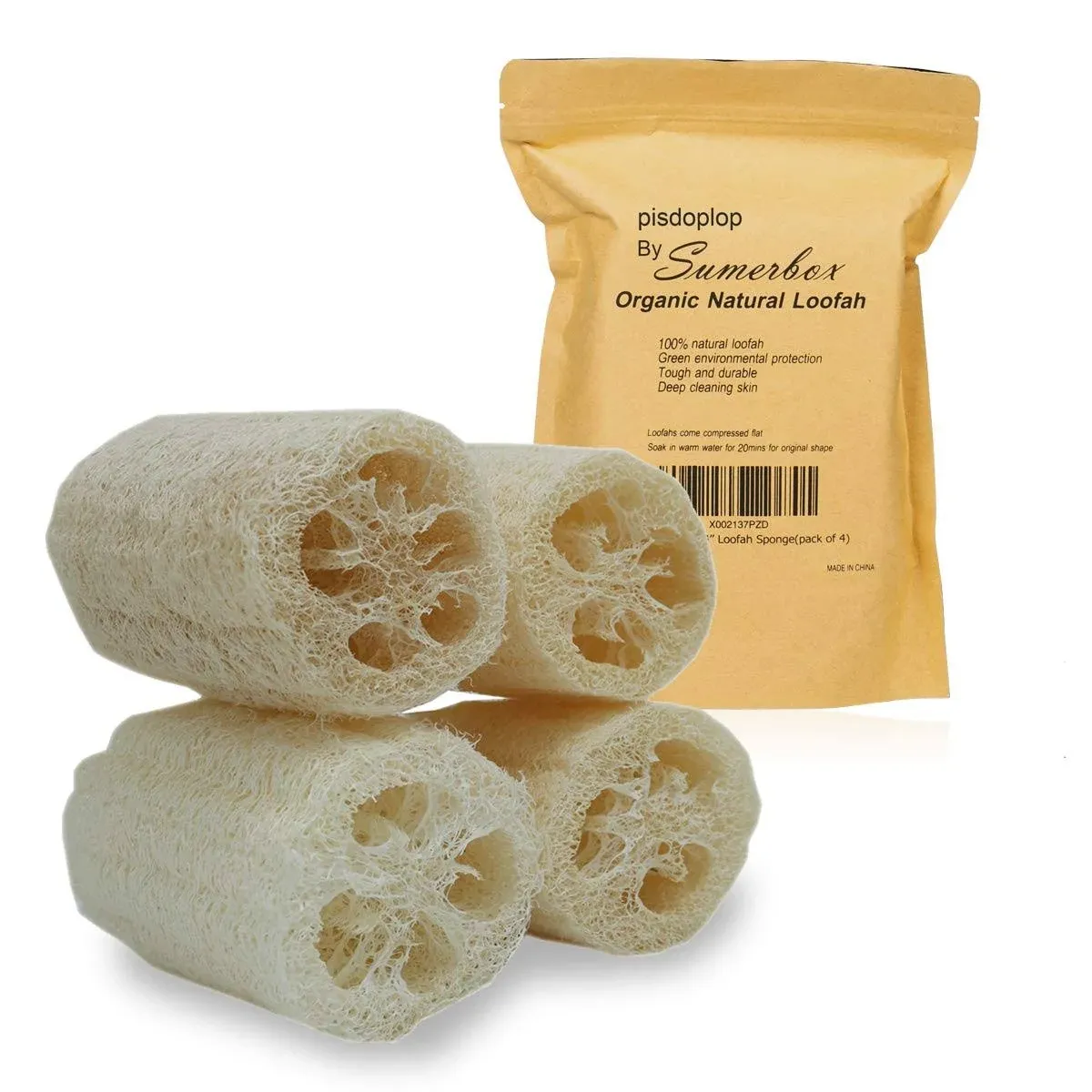 Natural Loo Fah Exfoliating Body Sponge Scrubber