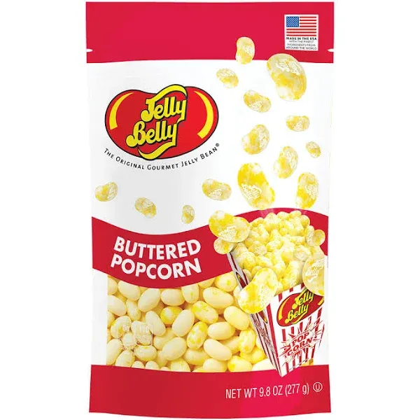 Jelly Belly Buttered Popcorn Jelly Beans 9.8 oz Pouch Bag