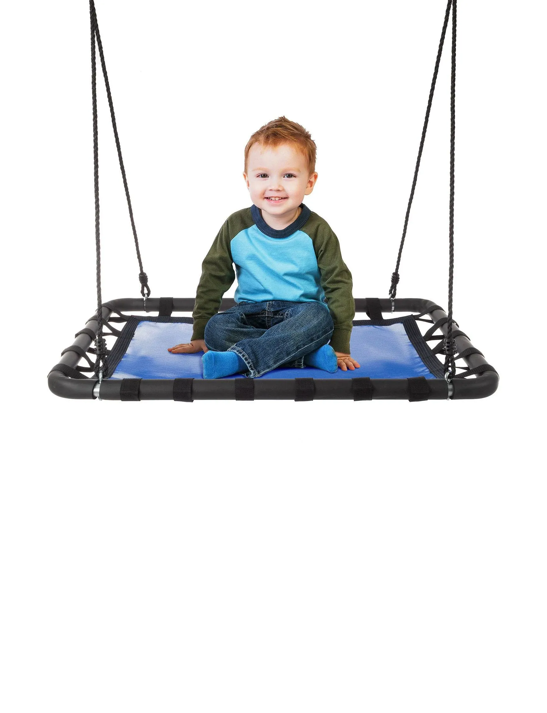 Large Platform Swing Backyard Hanging Tree Swing Kids Toddler Outdoor 220 Lb