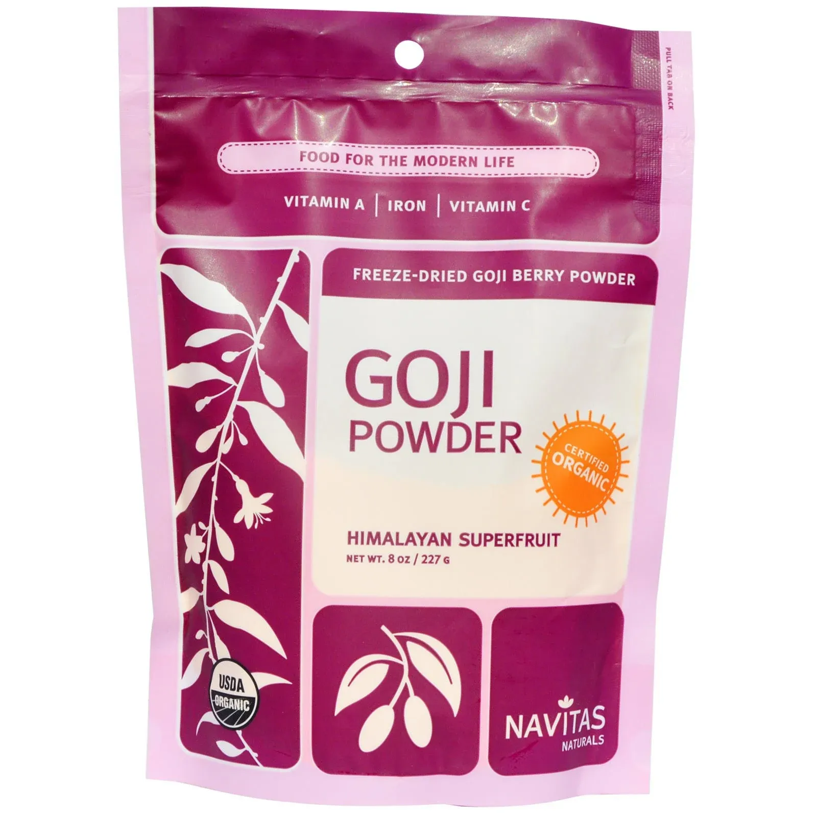 Navitas Organics Goji Powder 8 OZ