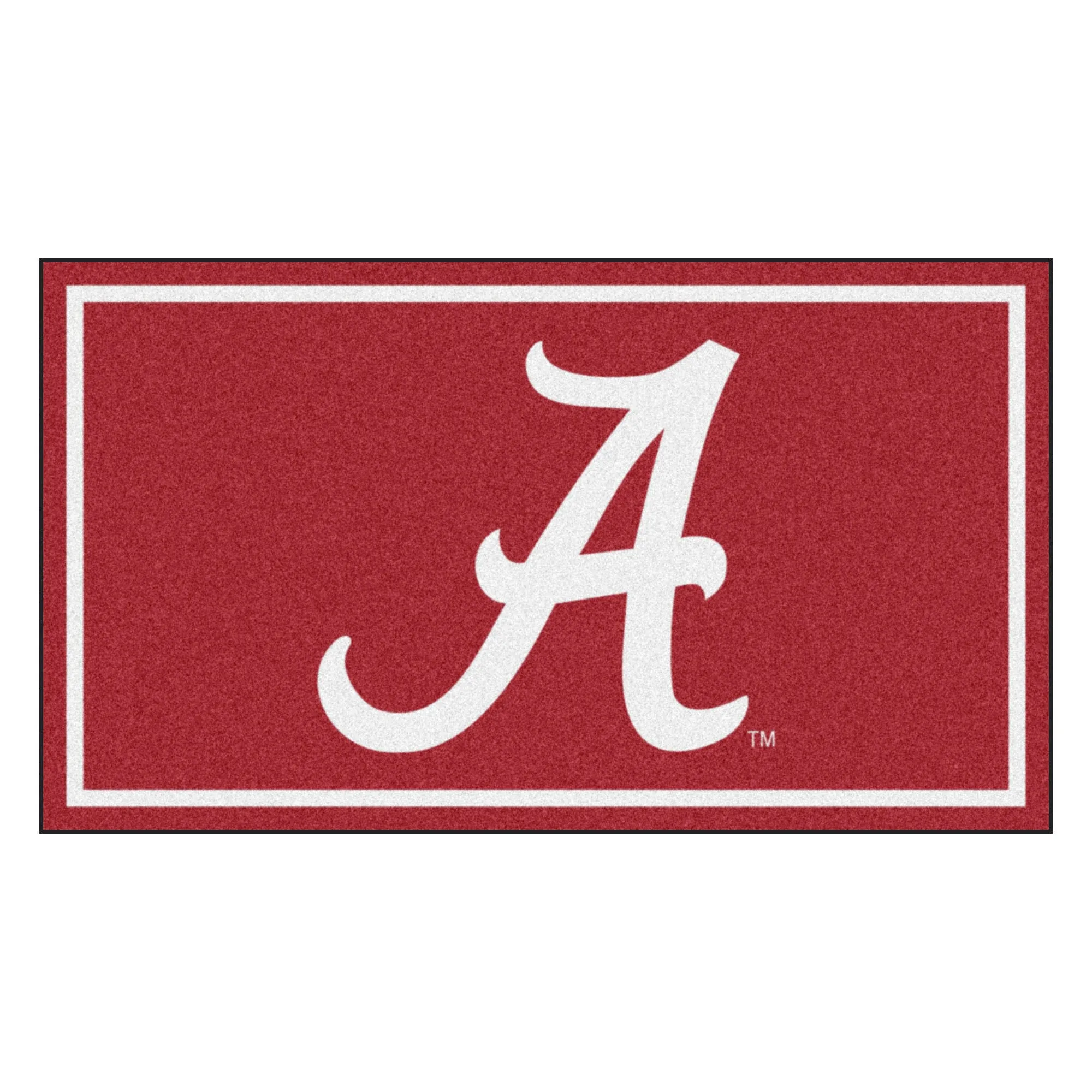 FANMATS 19761 NCAA Alabama Crimson Tide 3ft. x 5ft. Plush Area Rug | Sports Fan Area Rug, Home Decor Rug and Tailgating Mat